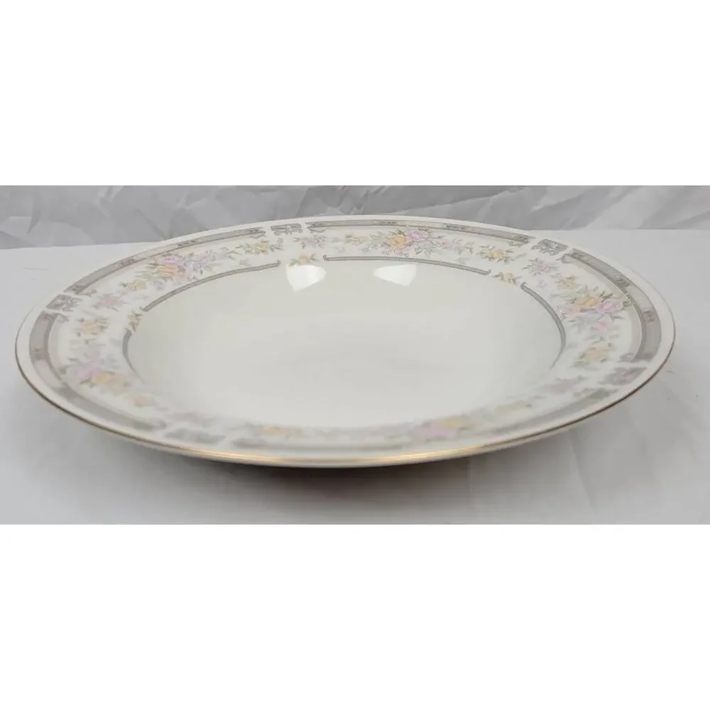 Farberware Fine China Southampton 1992 223K China Bowl Pink Rose Floral Paint